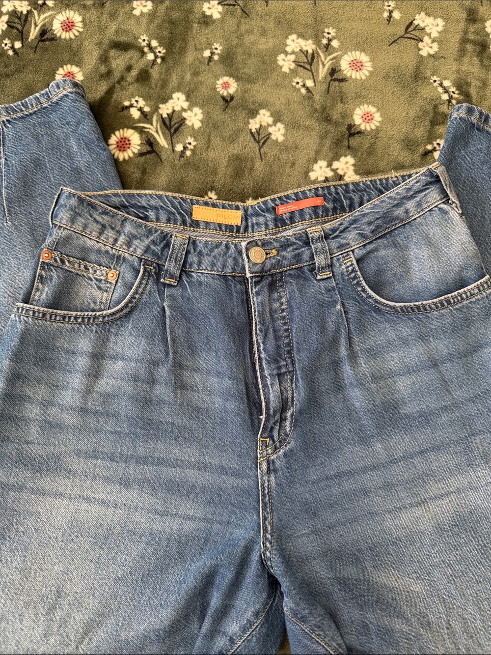 Anthropologie Pilcro Light Blue Boyfriend Jeans